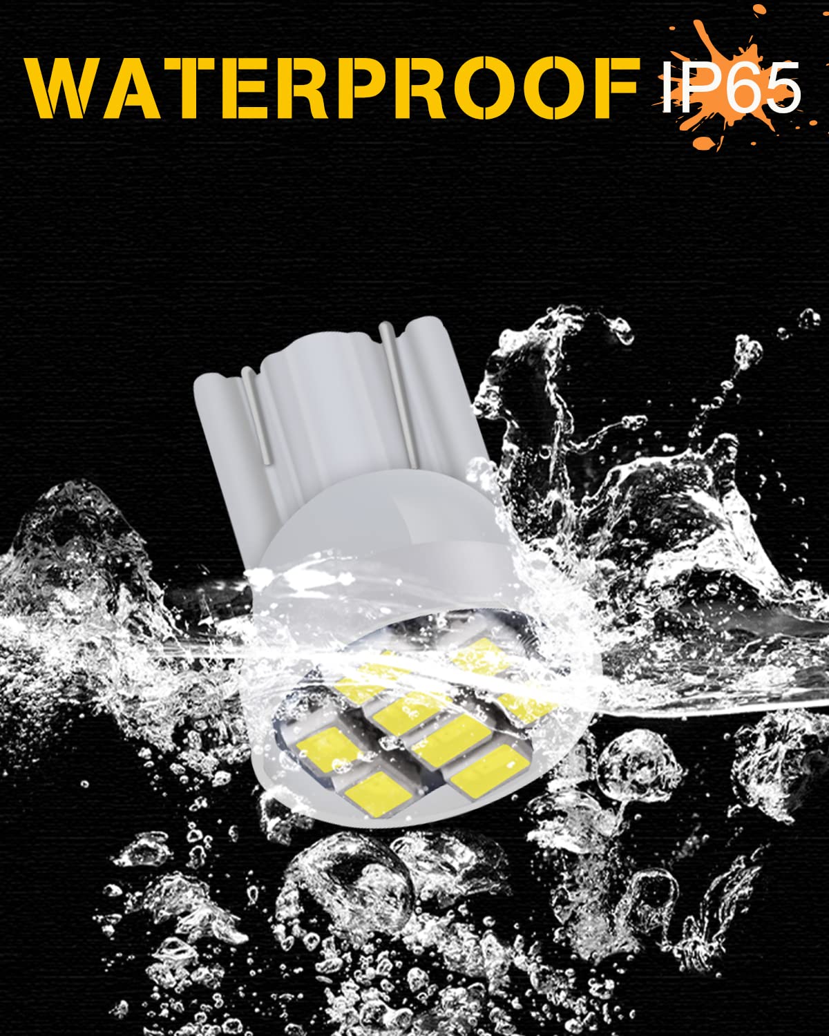 Qasim 555 Arcade Pinball Led Bulbs White Non-Polar AC DC 6V 6.3V