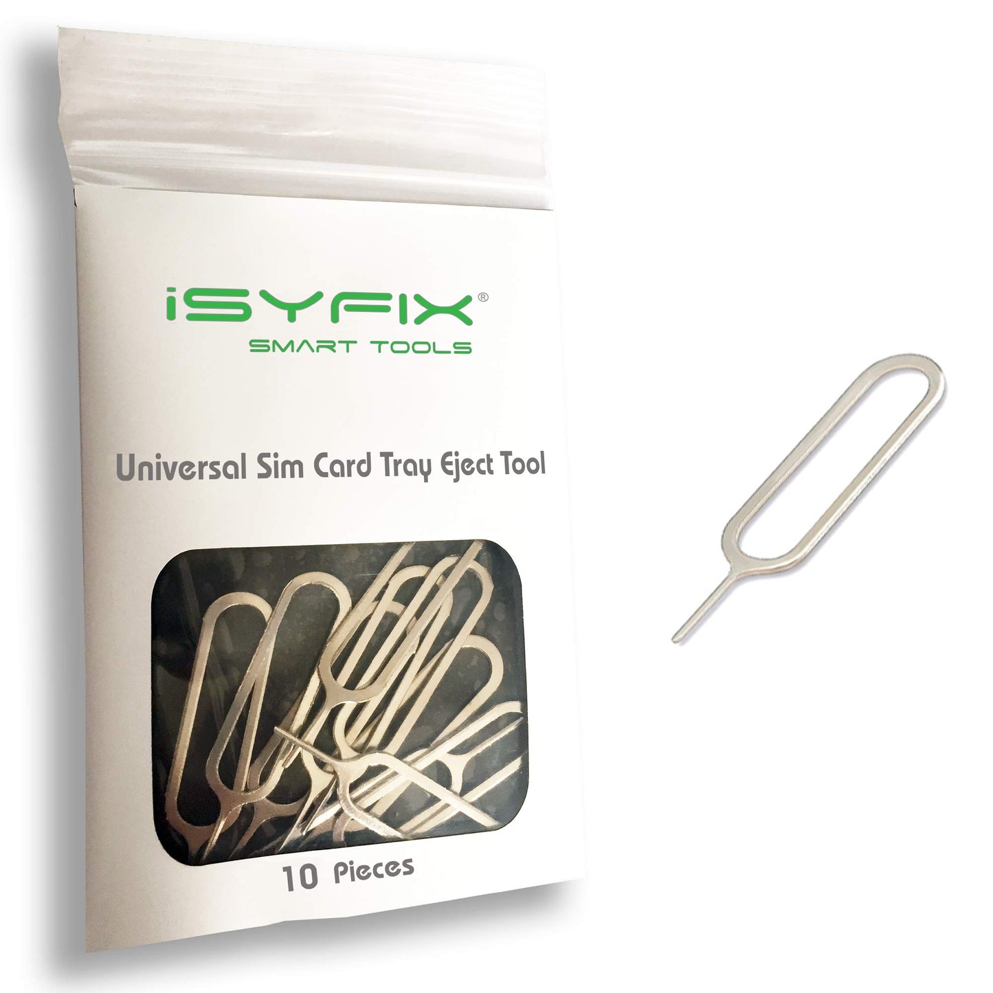 iSYFIX SIM Card Tray Eject Pin Removal Tool, 10 Pack