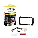 Scosche ICHA6BN Double DIN Radio Install Dash Kit Compatible with Select 2001-05 Honda Civic - Factory Radio Brackets Required - Complete Basic Car