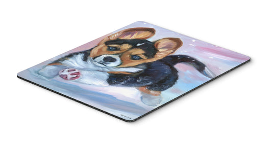 Caroline's Treasures 7371MP Puppy Chase Corgi Mouse Pad, Hot Pad or Trivet for Home Office Gaming Working Computers Laptop Mouse Mat,Washable Large