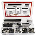 Didamx 120Pcs 2.54MM Single Row PCB Board Female Pin Header Socket Connector Strip for Arduino Prototype Shield