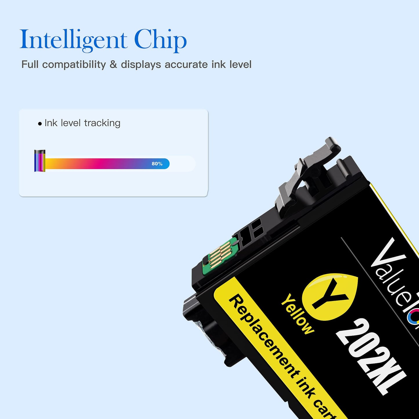 Valuetoner 202 202XL Remanufactured Ink Cartridges Replacement for Epson 202XL Ink Cartridges Multipack for Expression Home XP-5100 Workforce WF-2860
