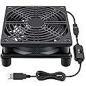 Wathai Cooling Case Fan for Receiver DVR Xbox TV Box Router 120mm x 25mm 5V USB Power