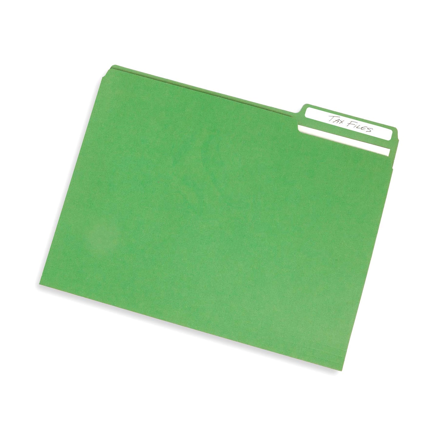 Blue Summit Supplies 100 File Folders, Letter Size, 1/3 Cut Tab, Green