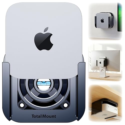 TotalMount for Mac mini (Mount to a Wall, Monitor, or Desk) - Includes Cooling Airflow Vents (Professional)