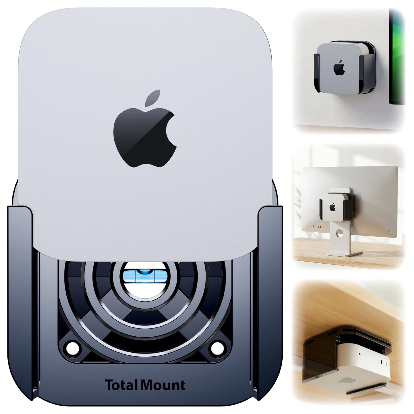TotalMount for Mac mini (Mount to a Wall, Monitor, or Desk) - Includes Cooling Airflow Vents (Professional)