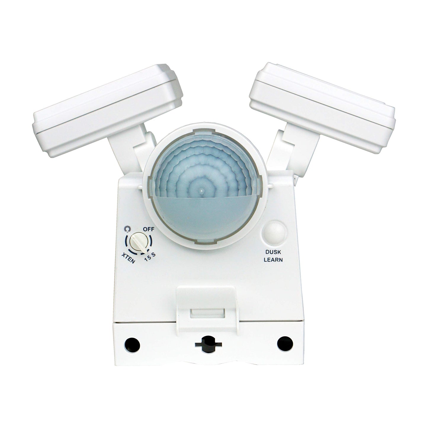IQ America Motion Security Flood Light, Battery Operated Adjustable Motion Sensor, 700 Lumen LED, Indoor Outdoor Universal Eave Soffit/Wall Mount