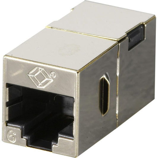 Black Box Cat6 Shielded Straight-Pin Metal Coupler - FM608