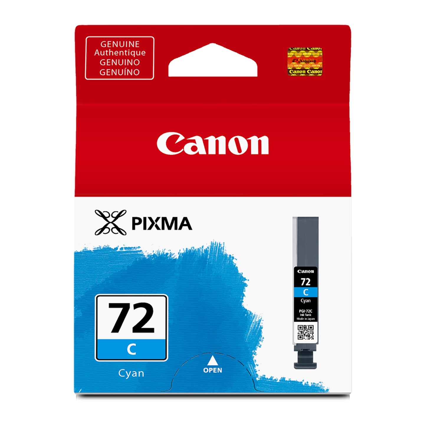 Canon PGI-72 Genuine Cyan Ink Tank, Compatible with PIXMA PRO-10 Printers