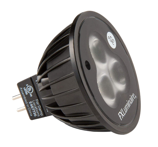FX Luminaire MR16LED20WFL MR16 Warm 2700K; 35° Flood; 4W = 20 Watt Incandescent Equivalent; Cree LED's; MR16-LED-20-W-FL FXLuminaire Lamp Bulb Hunter