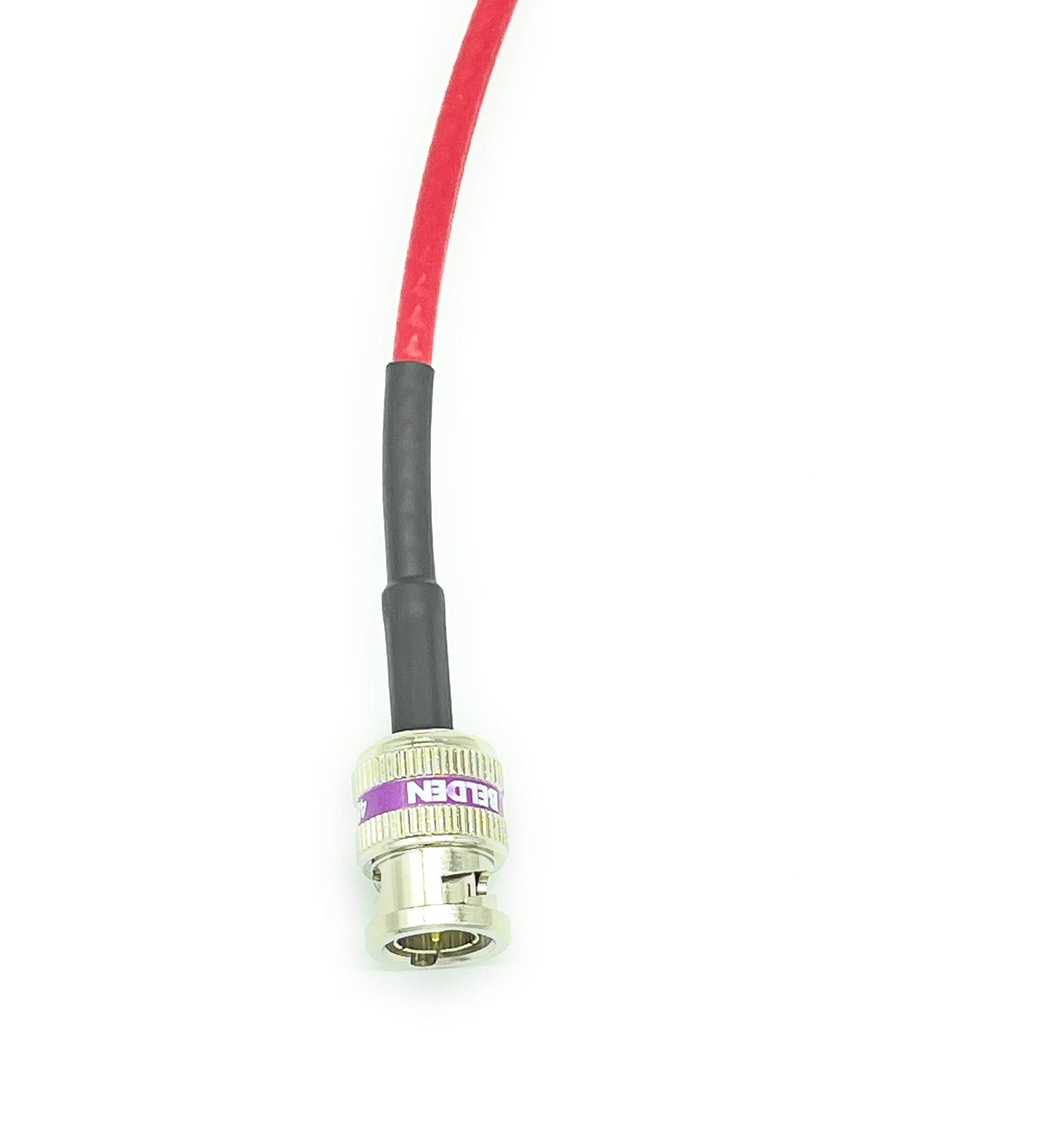AV-Cables 12G 4K HD SDI BNC - BNC Cable 4855R Mini RG59 (25ft, Red)