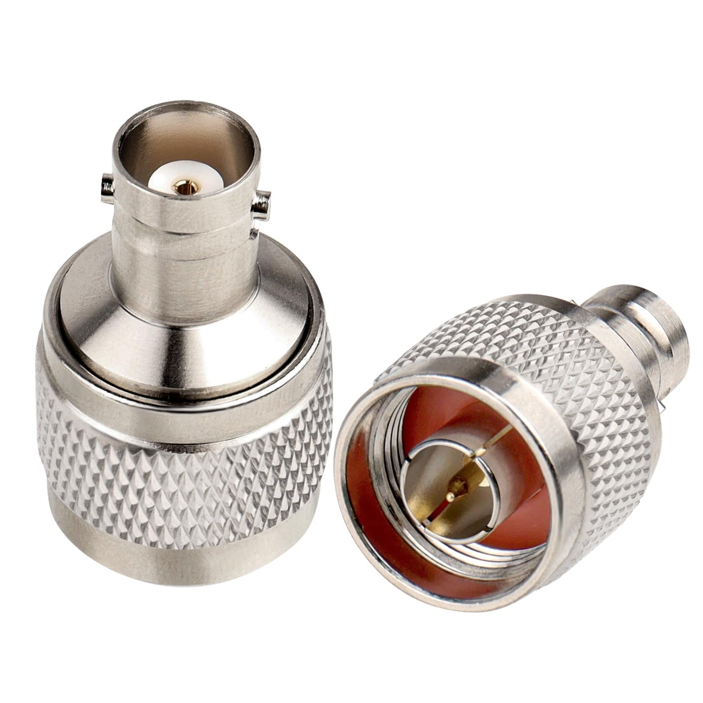 XRDS -RF N Male to BNC Female Connector 2PCS, N Type to BNC Adapter