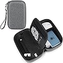 CAAORDKSO Hard Electronic Organizer Travel Case for MacBook Power Adapter Chargers Cables Power Bank Apple Magic Mouse USB Flash Disk SD Card Hard