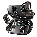 Hsility Wireless Earbuds Bluetooth Earbuds Built-in Mic with Ear Hooks 50H Playtime Ear Buds LED Display Charging Case Waterproof Design for Running…