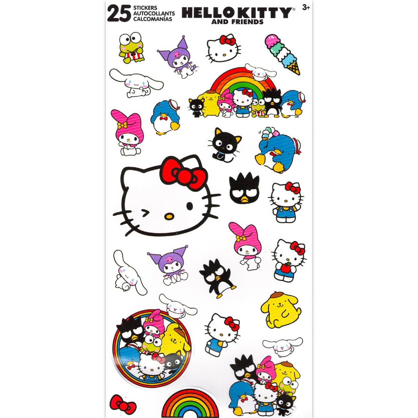 Hello Kitty Fleece Blanket Sleepover Set for Girls - Bundle with 45x60 Inch My Melody Throw Blanket, Hello Kitty and Friends Bag, Stickers and More |…