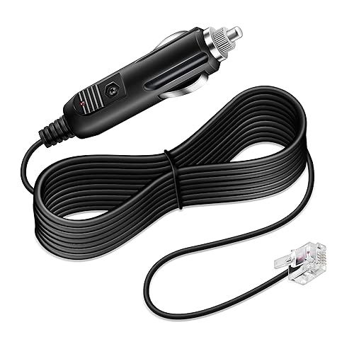 PwrON 12V Radar Detectors Adapter Car Charger Compatible with Beltronics/Escort Passport 9500i 8500 X50 / Valentine One V1 Vehicle Lighter Adapter…