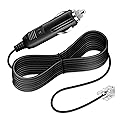 PwrON 12V Radar Detectors Adapter Car Charger Compatible with Beltronics/Escort Passport 9500i 8500 X50 / Valentine One V1 Vehicle Lighter Adapter…