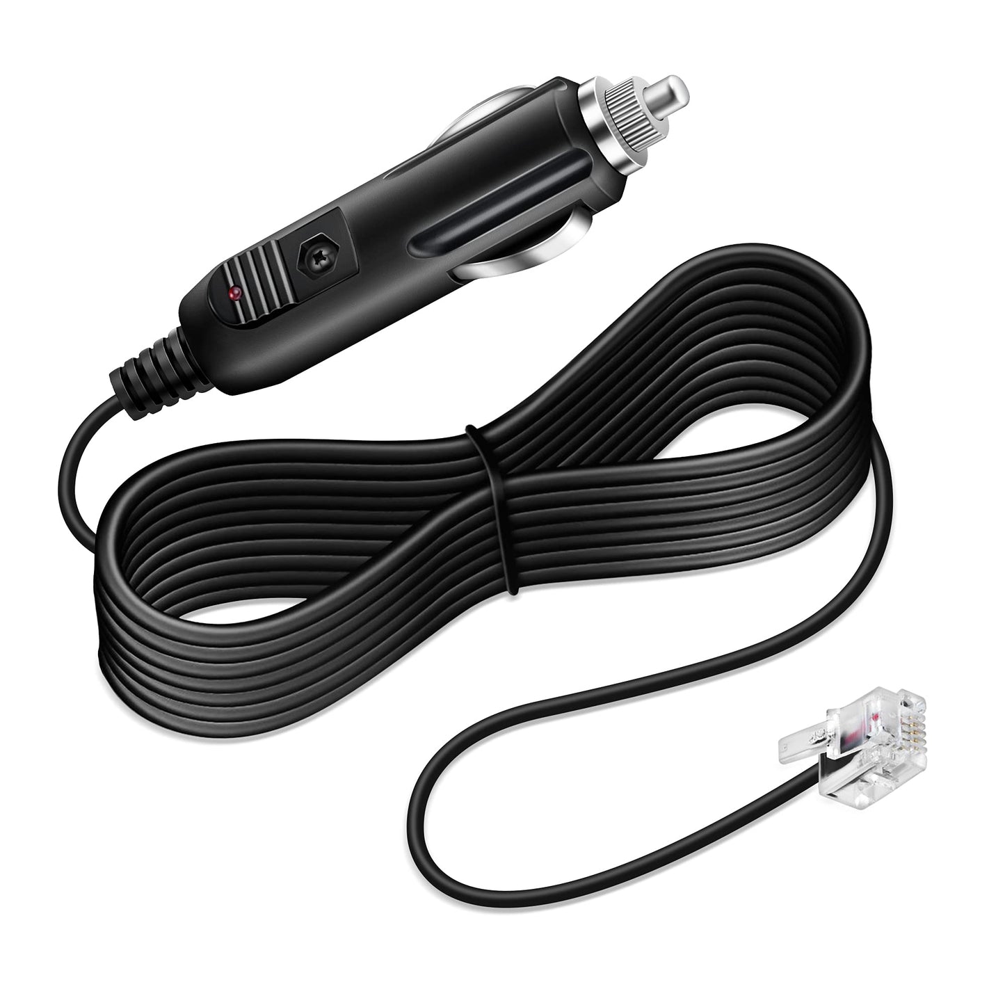 PwrON 12V Radar Detectors Adapter Car Charger Compatible with Beltronics/Escort Passport 9500i 8500 X50 / Valentine One V1 Vehicle Lighter Adapter…