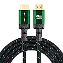 4K HDMI 2.0 Cable 4 ft. [10 Pack] by RitzGear. 18 Gbps Ultra High Speed Braided Nylon Cord & Gold Connectors - 4K@60Hz/UHD/3D/2160p/1080p/ARC