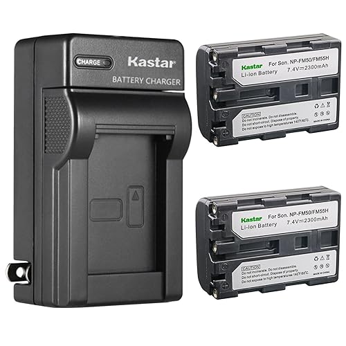 Kastar 2-Pack Battery and AC Wall Charger Replacement for Sony DCR-TRV25, DCR-TRV30, DCR-TRV33, DCR-TRV38, DCR-TRV39, DCR-TRV40, DCR-TRV50, DCR-TRV60