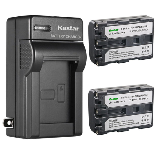 Kastar 2-Pack Battery and AC Wall Charger Replacement for Sony DCR-TRV25, DCR-TRV30, DCR-TRV33, DCR-TRV38, DCR-TRV39, DCR-TRV40, DCR-TRV50, DCR-TRV60