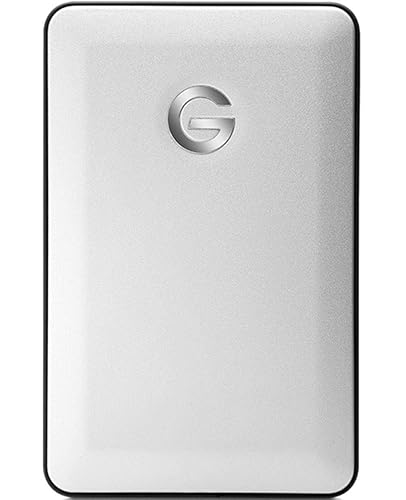 G-Technology G-Drive mobile Portable USB 3.0 1TB Hard Drive for On-the-Go Laptop Users (Silver) (0G02428)