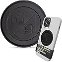 Mob Armor Magnet Flex Plate - Magnetic Phone Mount Compatible for iPhone & Android, Wireless Charging Compatible - 2mm Slim Rubber Magnetic Plate