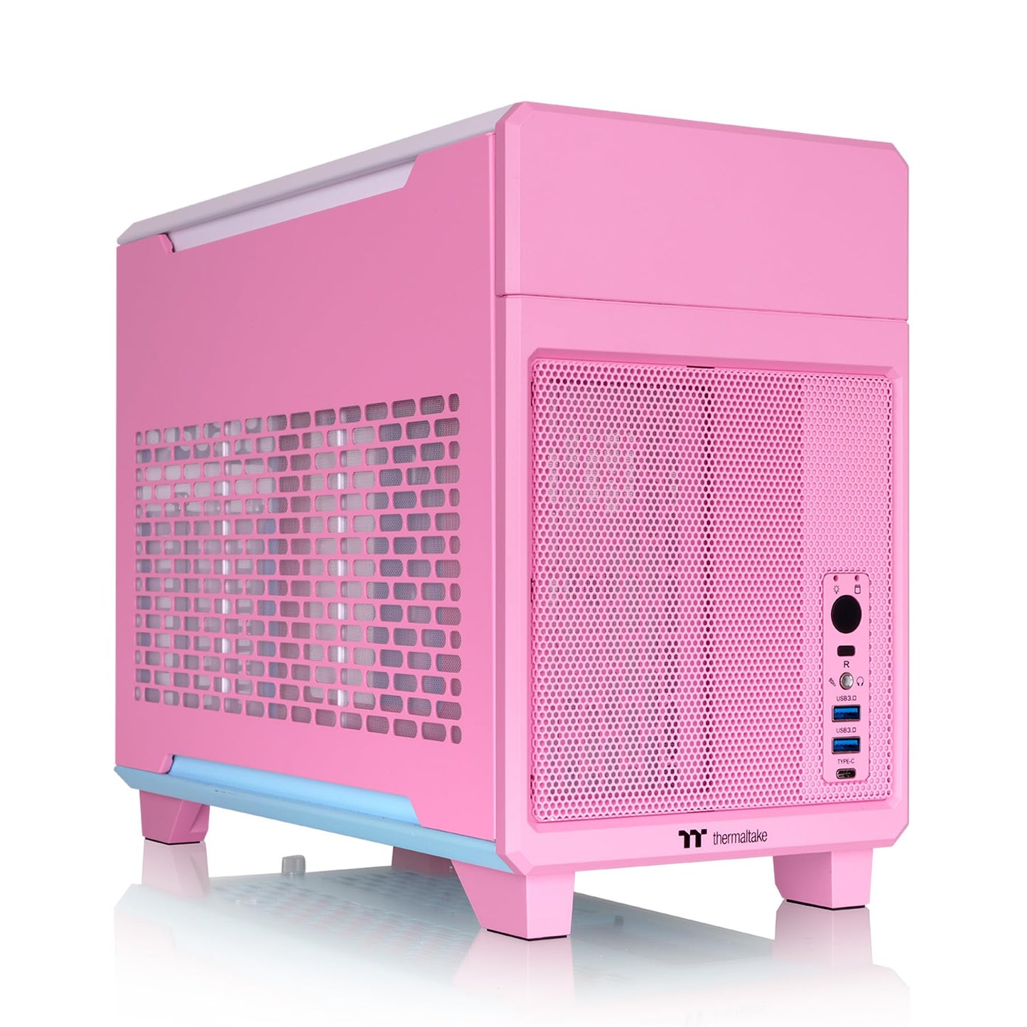 Thermaltake TR100 SFF Chassis; mITX Support; 18.9 Liters; PCIe 4.0 Riser Cable Included; 360mm GPU Clearance; 280mm Radiator Support; Removable PCIe