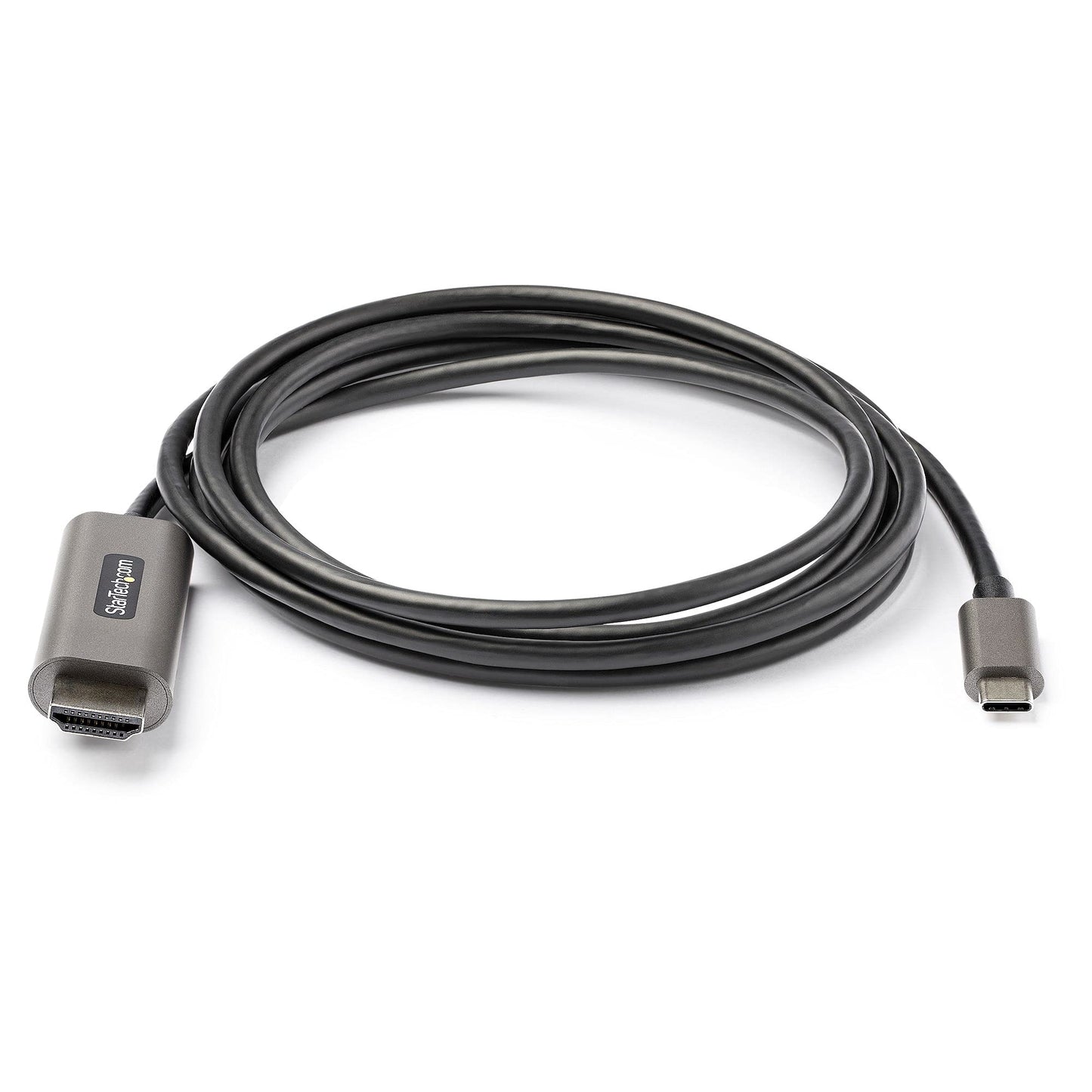 StarTech.com 6ft (2m) USB C to HDMI Cable 4K 60Hz w/ HDR10 - Ultra HD USB Type-C to 4K HDMI 2.0b Video Adapter Cable - USB-C to HDMI HDR