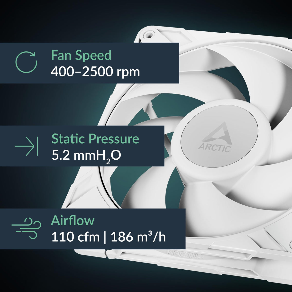 ARCTIC P14 Pro PST - Powerful Premium Fan, Fluid Dynamic Bearing