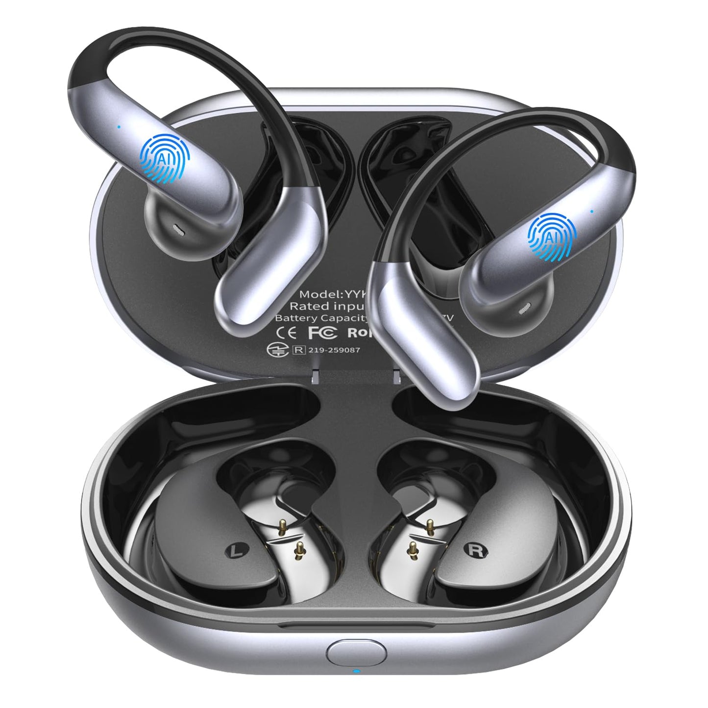 Ai Translation Earbuds, 198+ Languages Two-Way Translator Headphones Real Time, Audifonos Traductores Inglés Español, 4-in-1 Language Translation
