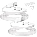Itramax Micro USB Extension Cable 20FT 2Pack,Flat USB to Micro Long Charging Power Extender Cord Wire Replacement for Security Camera,Blink