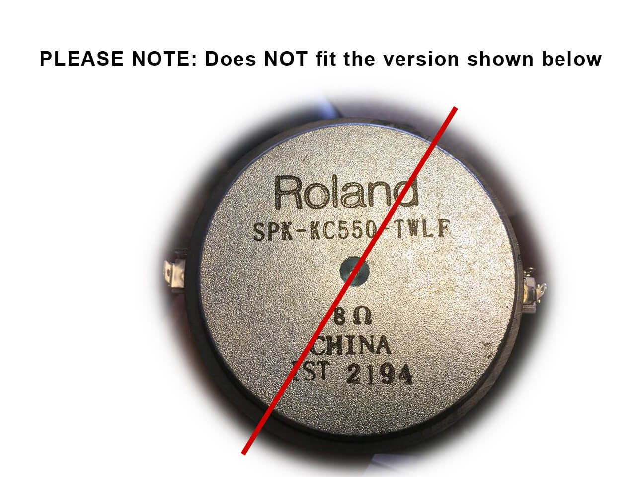 Diaphragm for Roland KC500 KC550 Speaker D-420