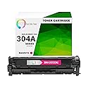 TCT 304A Magenta Toner Cartridge - Compatible Replacement for HP 304A CC533A Works with HP Color LaserJet CP2025 CP2025N CP2025DN, CM2320 CM2320N MFP