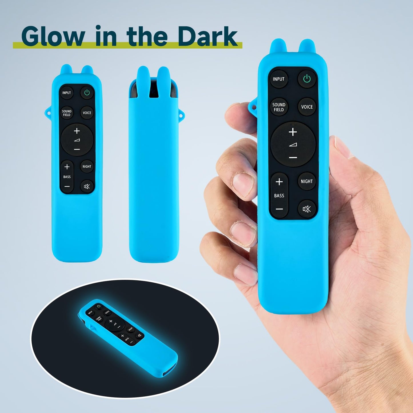 wabracket Universal Soundbar Wall Mount for Sony S400, Sturdy Soundbar Bracket for Sony, with Luminescent Remote Slicone Cover