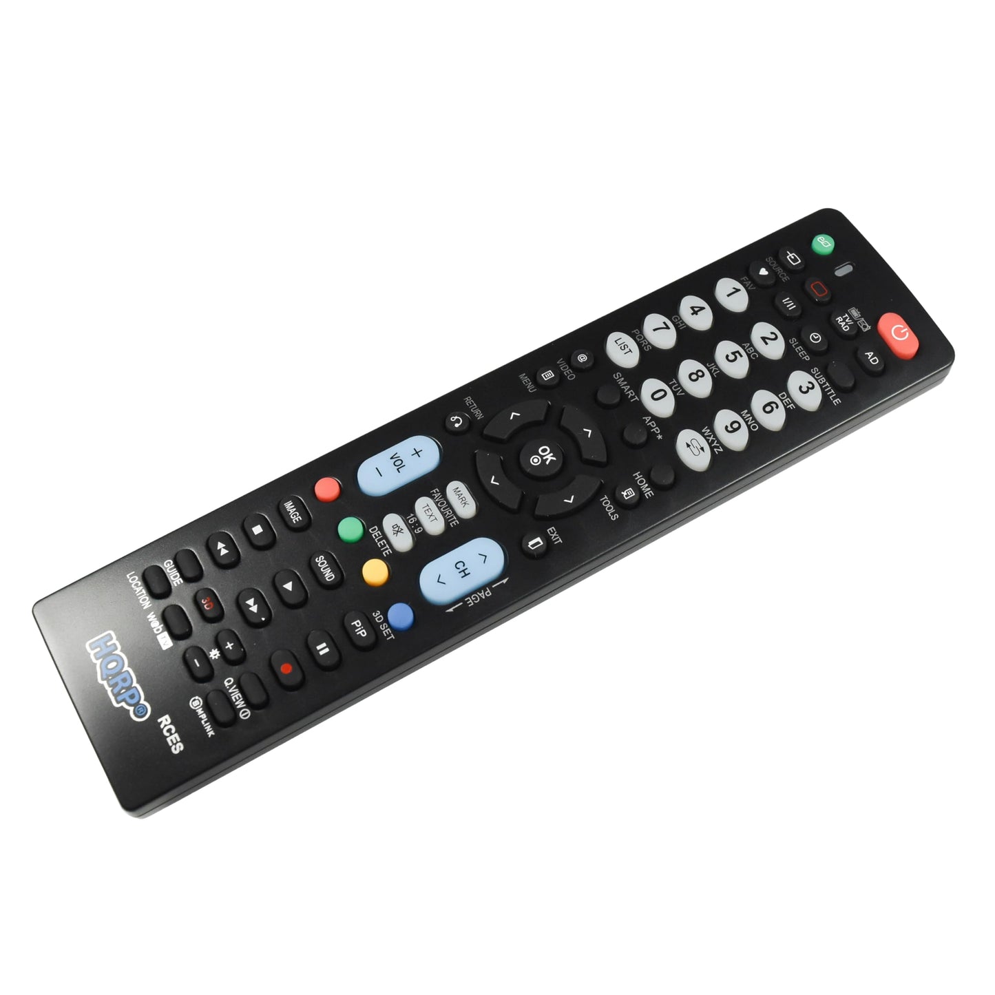 HQRP Remote Control Compatible with LG 32LB4D 32LB9D 32LC2D 32LC2DC 32LC5DC 32LC5DCS 32LD520 32LE5300 LCD LED HD TV Smart 1080p 3D Ultra 4K