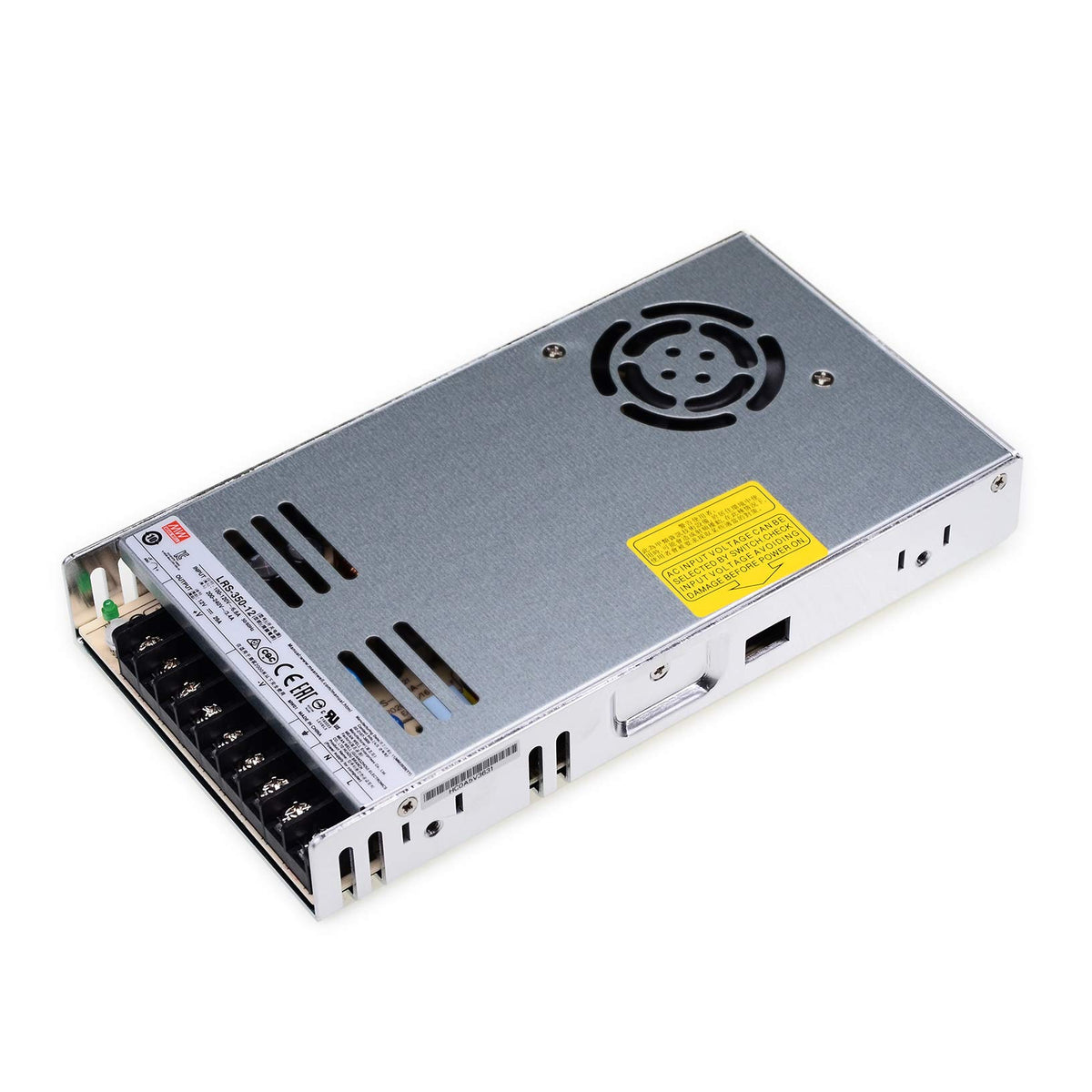 Mean Well LRS-350-12 DC Switching Power Supply 12V 29A 350W for CCTV, Computer Project, 3D Printer, LED Strip Light, Router