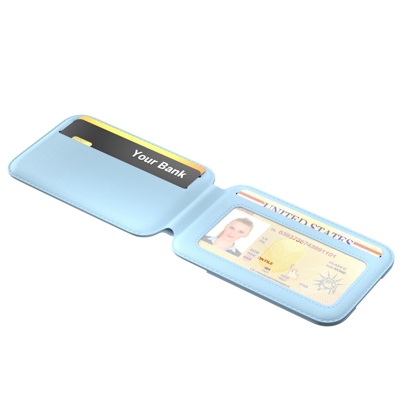 StickyGrippy MagSafe Wallet Phone Stand, iPhone Wallet with Adjustable Stand, for iPhone 16/15/14/13/12 Models, 5 Card Holder, ID Holder, Magsafe
