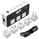 Key Power 230-Watt Step Down 220V to 110V Voltage Converter & International Travel Adapter/Power Converter with USB-C Port 18W - [Use for USA…