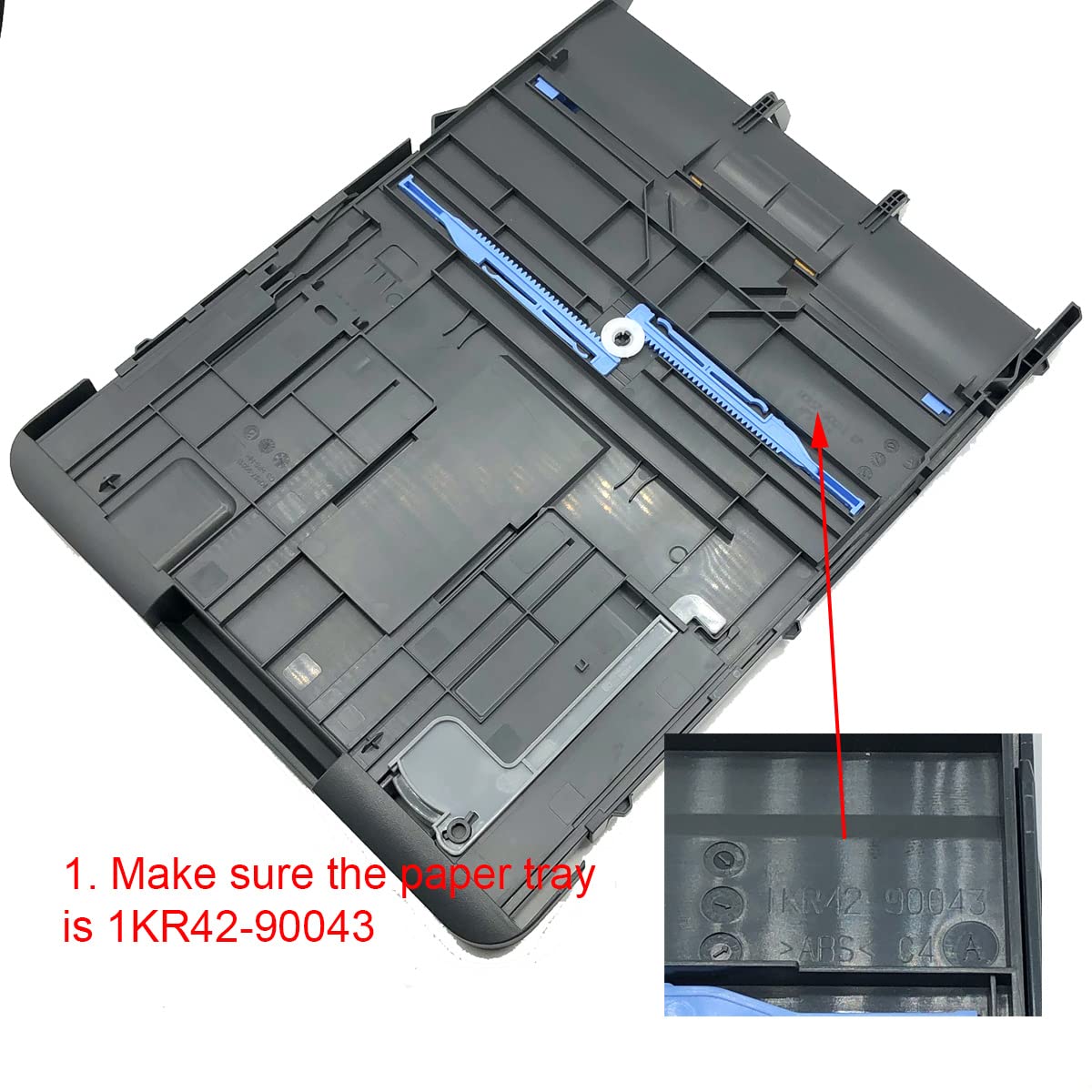 BCH Max Paper Tray Leg Repair Kit for HP OfficeJet Pro 9000 Series 9010 9012 9013 9014 9015 9018 9019- Replaces 1KR42-90043- Sturdy Paper Feed Tray