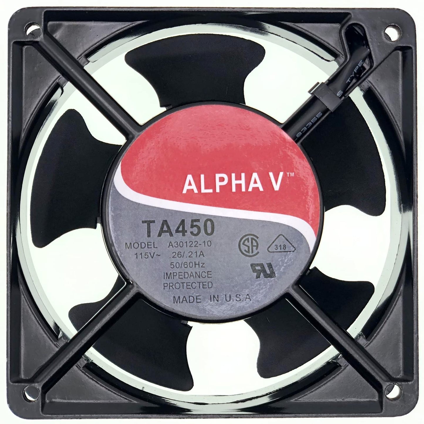 for NIDEC TA450 A30122-10 115V 0.26/0.21A 12038 Cooling Fan,120X120X38mm Cabinet Cooling Fan