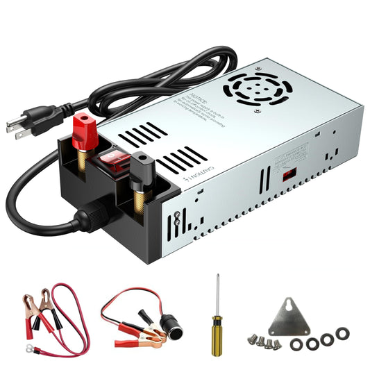 Anbull New Version 110V AC to 12V DC Converter, with ON/Off Switch,Pure Copper Terminals 12V DC Adapter Transformer, Max 50A 600W Power…