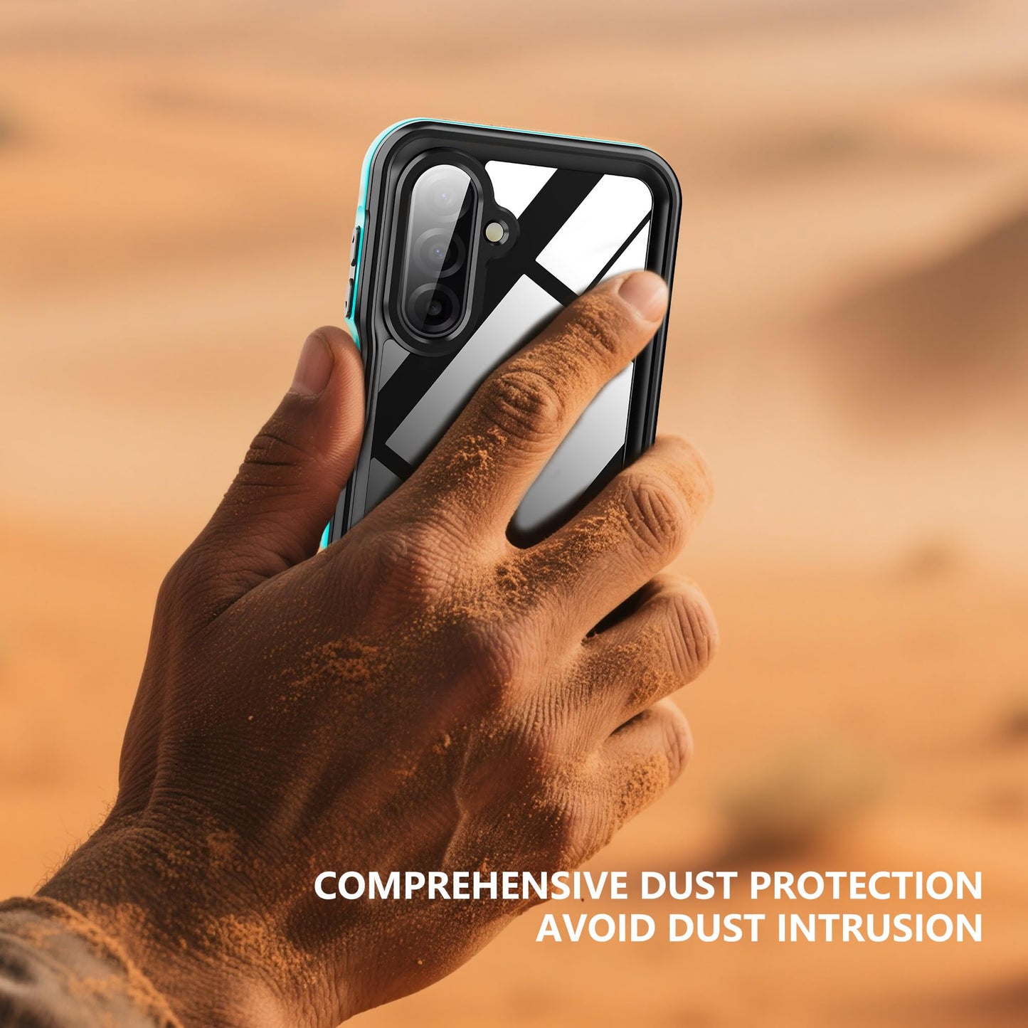 for Samsung Galaxy A17 5G Phone Case Waterproof, [IP68 Waterproof Dustproof] [Built-in Screen Protector] Rugged Full Body Underwater Shockproof