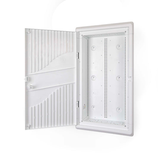 StarTech.com 28-Inch Wall-Mount Media Enclosure, Cable Management Box for Network Distribution, Structured Media Enclosure