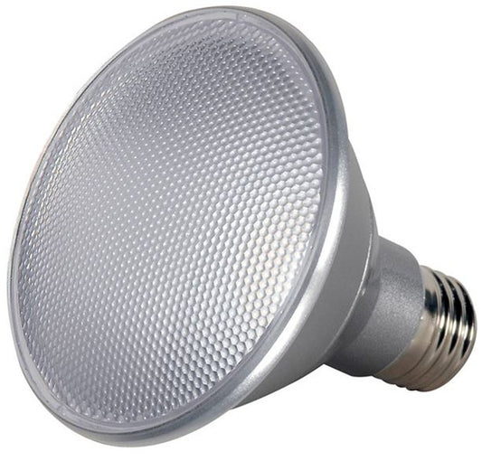 6 Pack - Satco 13 watt PAR30 Short Neck LED; 3000K; 40' Beam Spread; Medium Base; 120 Volts - S9416