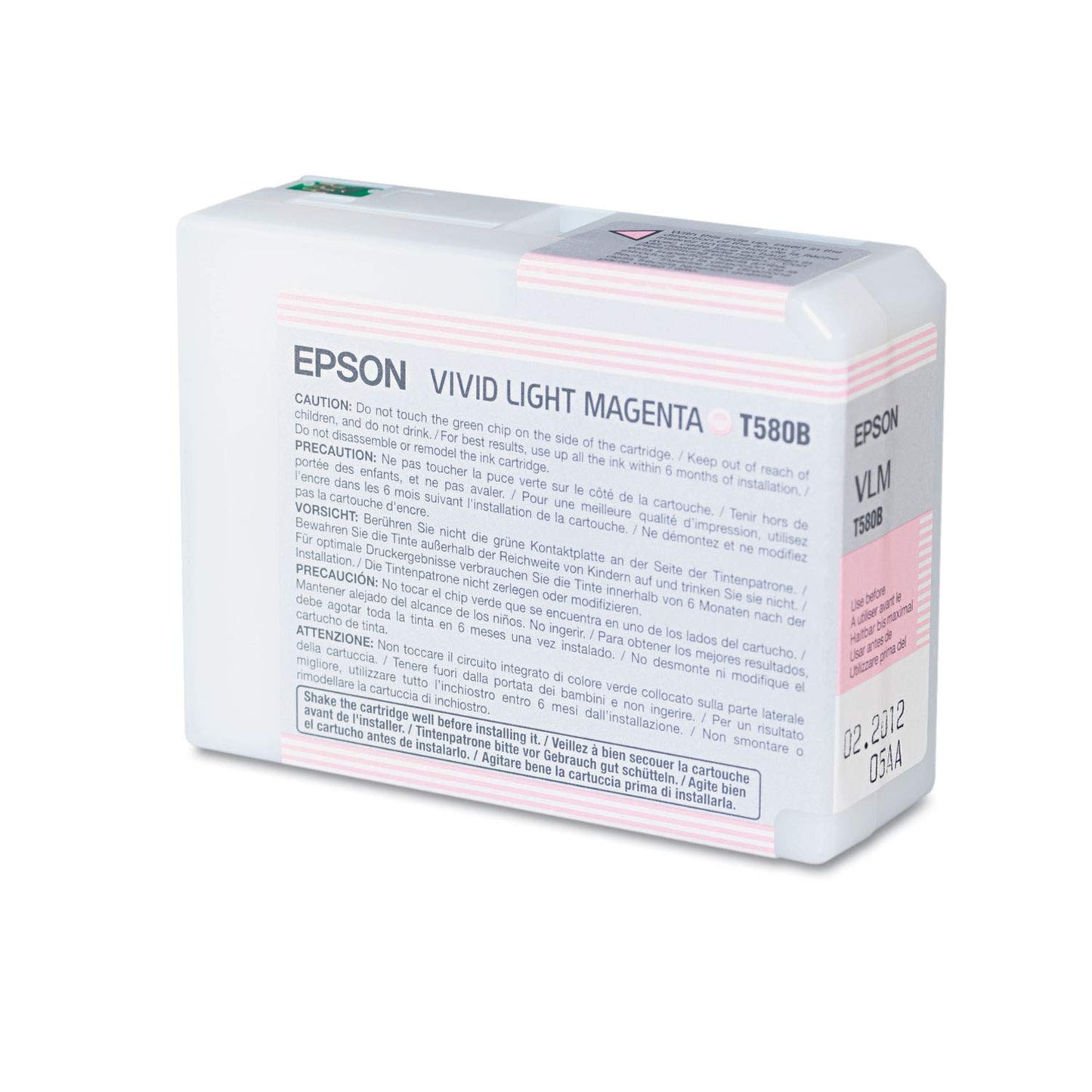 Epson T580B00 UltraChrome K3 Vivid Light Magenta Ink Cartridge 80ml (T580B00) Ink