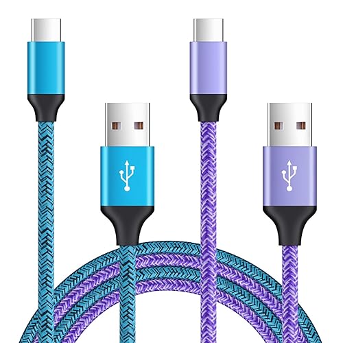 USB to USB C Cable 3A Fast Charging for iPhone 17 Pro Max Air 16e/16 Pro Max/16 Plus/16/15 Pro Max,2Pack 6FT Android Car Charger Power Cord