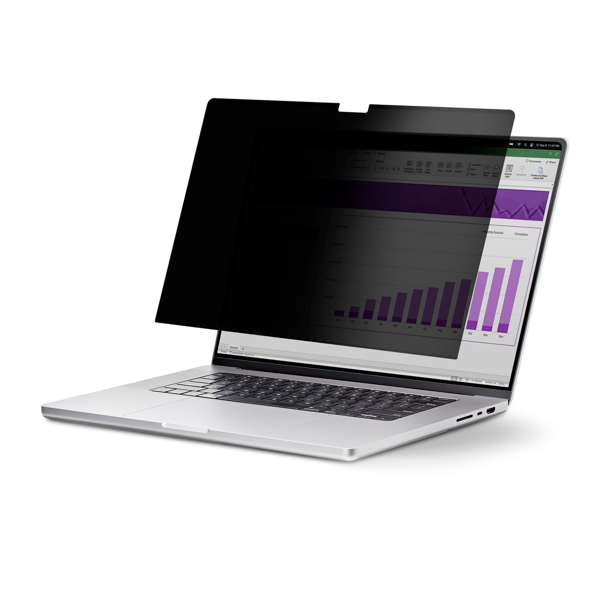 StarTech 14.1in 16:10 Laptop Privacy Screen Filter, Laptop Security Shield