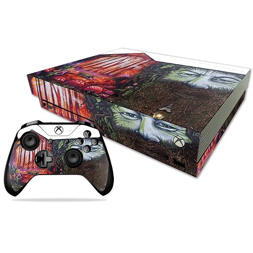 MightySkins Skin Compatible with Microsoft Xbox One X - Tree Man | Protective, Durable, and Unique Vinyl Decal wrap Cover | Easy to Apply, Remove,