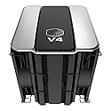 Cooler Master V4 Alpha 3DHP CPU Air Cooler - Patented 3D Heat Pipe Technology, Dual 120mm PWM High Airflow Fans, Quiet Cooling & Easy Installation